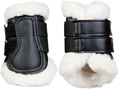 HKM 12734 damasker Comfort, konstläder nallefoder, 1 par, shetty mini shetty