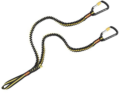 Grivel Spring EVO Dragon, elastisch, für Erwachsene, Unisex, Schwarz/Gelb, Einheitsgröße