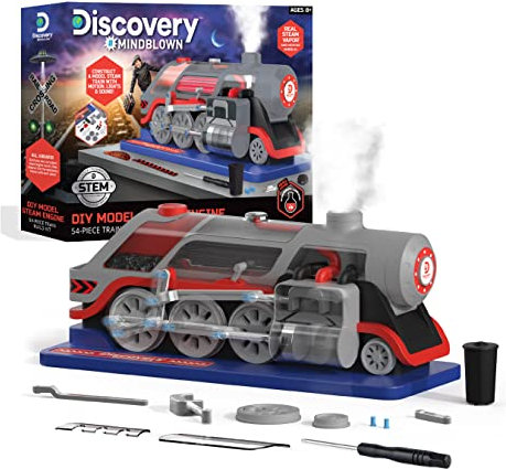 Discovery #Mindblown 1423005920 - DIY Model Steam Engine - Dampflokomotive zum selber bauen - für Kinder ab 8 Jahren