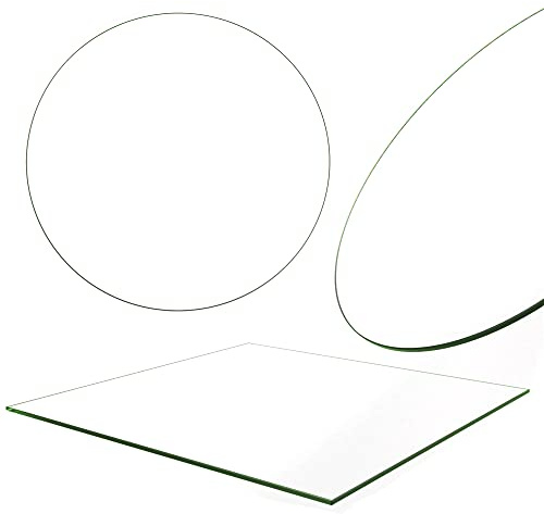 Melko Kaminbodenplatte Funkenschutzplatte ESG Glas 70x70 cm rechteckig Klar | Ofenplatte aus gehärtetem Sicherheitsglas, hitzebeständig, schützt Boden vor Funken und Glut, für Kaminofen und Holzofen