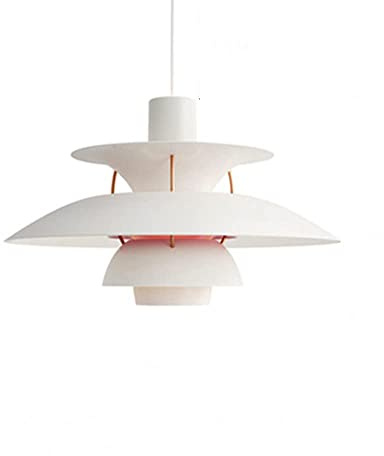 Esstisch Nordic Pendelleuchte, Industrielle Aluminium Wohnzimmerlampe Pendellampe, E27, Moderne klassisch Esstischlampe Hängelampe für Loft Cafe Bar Wohnzimmer Schlafzimmer, Höhenverstellbar (A,50CM)