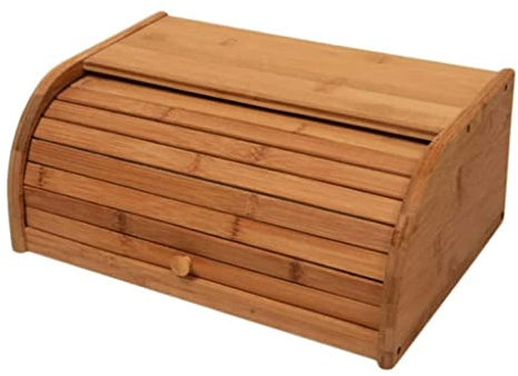 LIOONS Boîte à Pain à la Mode et Durable, Support à Pain Durable, Seau à Pain en Bois et Pratique pour Le Stockage du Pain