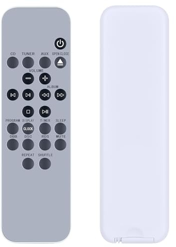 GOUYESHO MCM240 Télécommande de Rechange pour récepteur Audio Philips Micro HiFi MC230 MC235 MC230E MCM240/37B