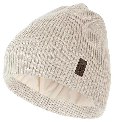 Wmcaps Mütze Herren mit Dickem Warmem Weichem Fleece-Futter | Klassische Modelle, sicherer Sitz, Versatile All-Day, für Outdoor-Arbeiten, Geschenke für Papa und Ehemann