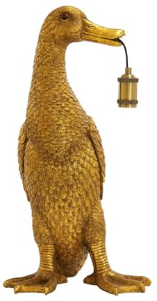 Light & Living Tischlampe Duck - Antik Bronze - 32x31x65cm | Sonstiges - Modern - Synthetik-Kunststoff - Tischleuchte Wohnzimmer & Schlafzimmer - Tischlampen modern