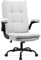 BASETBL Bürostuhl Schreibtischstuhl Ergonomisch, Chefsessel Stoff mit klappbare armlehne, drehbar und Wippfunktion, Höhenverstellbar, Doppelt verdickte Rückenlehne, Bis 150 kg Grau