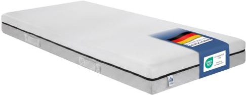 Irisette Smart 2 in 1 Duo 7-Zonen Kaltschaummatratze 200 x 200 cm | Wendematratze H3 & H4 | Stiftung Warentest GUT (1,9), Ausgabe 02/2024 | Oeko-TEX Standard 100
