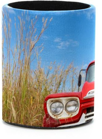 Stiftehalter aus PVC-Leder, Stiftehalter, Pinselhalter, Organizer, Auto, blauer Himmel