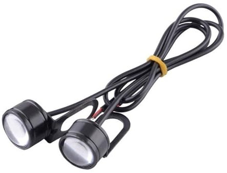 Phare de Travail antibrouillard 1 Paire de Flash stroboscopique pour Moto, feu de Jour, Phare antibrouillard, Accessoires de Moto