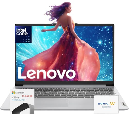 Lenovo Laptop Premium Series 15 | Último modelo | 36 GB de RAM | 2.6 TB de almacenamiento (SSD de 2.1 TB + almacenamiento externo de 512 GB) | Office 365 con almacenamiento en la nube de 1 TB | Intel