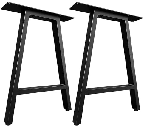 Jahof Heavy Duty Industrielle Tischbeine, 2 Stück (B70xH70cm, A Form)