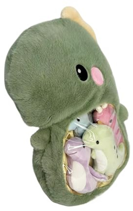 Genérico Dinosaurier-Plüschkissen, weiches Plüschkissen, Cartoon-Plüschkissen zum Schlafen – Kuschelpuppe, Dekoration für Kinder und Erwachsene