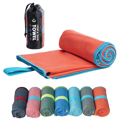 4Monster Microfiber Travel Towel swim towel Quick Dry, Lightweight Gym Towel Ultra Soft
