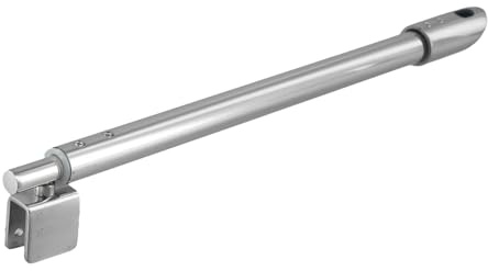 Barre De Fixation Pour Paroi De Douche Barre de support fixe for porte douche en verre, acier inoxydable, for salle bain, bras for panneau, longueur réglable 8 à 12 mm(1 Inclined)