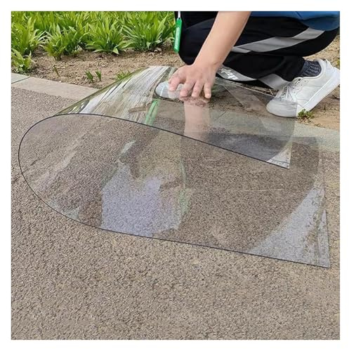 Acrylic Plastic Sheet for Greenhouse, Waterproof UV Protected Polycarbonate Roof, 1.7mm Thickness for Outdoor Canopy and Carport