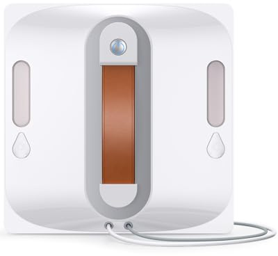 Lubluelu Robot Lave-Vitres 6500 Pa avec Double Pulvérisation | Trajectoires intelligentes, réservoir d'eau 80 ml, sécurité 8 niveaux, détection des bords, nettoyage automatique