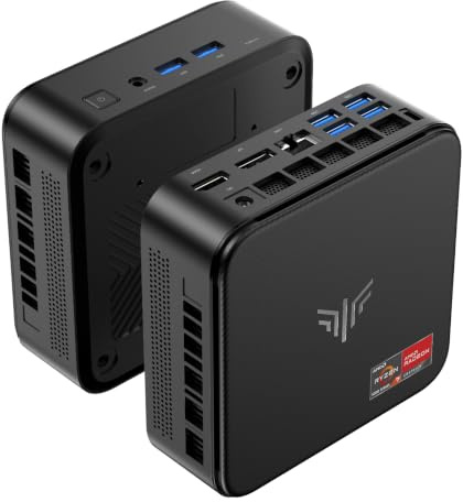 NiPoGi E3B Mini PC AMD Ryzen 5 7530U (fino a 4,5 GHz) 16 GB LPDDR4 512 GB SSD con Radeon Graphics Micro Desktop Computer per ufficio