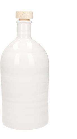 Brandani 52261 Huilier artisanal 500 ml majolique cm d 8,5 x 20 h Capacité 500 ml Matériau majolique 100 % fabriqué en Italie, couleur orange