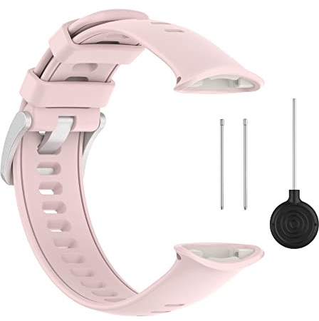 yanghongyua Silikonarmband für Polar Vantage V2, mit Werkzeugen und Clips, Armband mit Metallschnalle für Polar Vantage V2. (rosa)