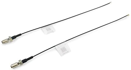 TOJOIN 2PCS UFL Femmina a SMA Femmina Mini-Coassiale,Cavo Coassiale 6GHz 1.13mm per Schede di Rete Router Wireless Mini PCIE WiFi WAN Repeater 50ohm Cavo Coassiale a Bassa Perdita 8In (20cm)
