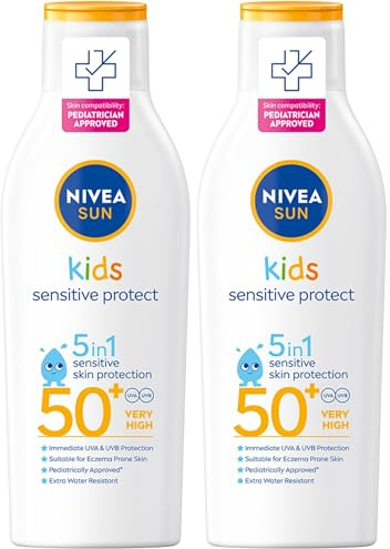 Nivea Sun Kids Lotion 50+ Very High 200ml (Packung mit 2)