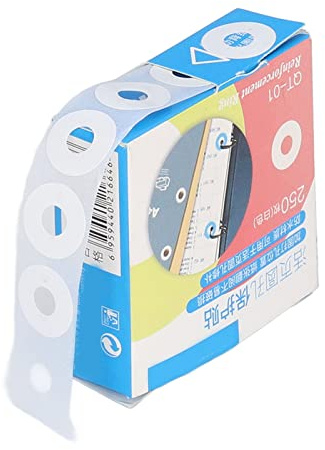 Perforadoras de Agujeros Pegatinas para Proteger Reparación Etiquetas de Pequeño Volumen Perforadoras Pegatinas de Refuerzo Volumen Mínimo Pequeño Volumen Calcomanías de PVC Hoja