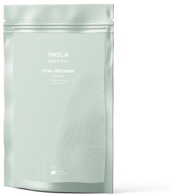 ETNA INFUSION PURITY® Tisana Rilassante Contro Ansia e Stress (20 Bustine) Infusione Purificante e Disintossicante con Timo, Menta, Tarassaco e Arancia - Made in Italy