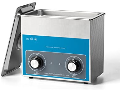 Máquina limpiadora ultrasónica Máquina de cavitación ultrasónica Industrial 3L | Lavadora por ultrasonidos para Limpieza Profesional de Joyas, Relojes y Gafas