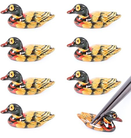 Machtiging 8PCS,EssstäBchen Halter,Sushi StäBchen Ablage,Keramik StäBchen Halter,EssstäBchen Halter Kissen,Ordentlich Und Einfach Zu Verstauen,Geeignet FüR EssstäBchen Und ReislöFfel