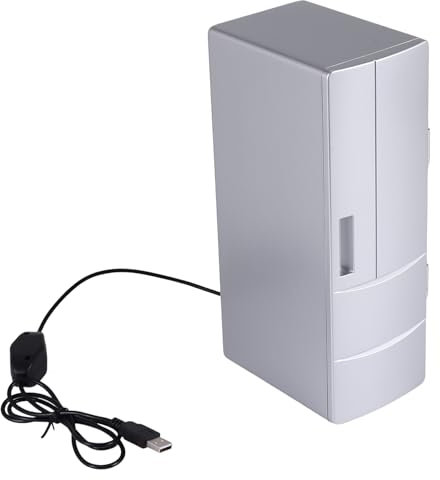 Swiixxer RÉFrigÉRateur Mini CongÉLateur RÉFrigÉRateur USB Refroidisseur RÉChauffeur De BiÈRe Boisson De Boîte RÉFrigÉRateur De Voyage Utilisation De Bureau De Voiture Portable
