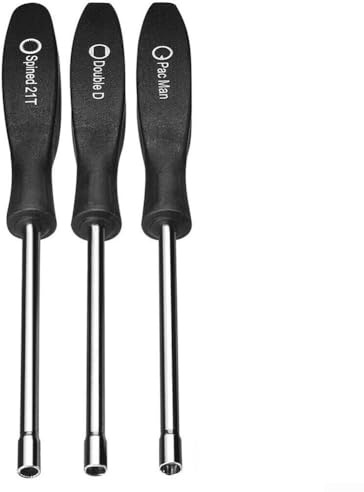 Lot de 3 outils de réglage de carburateur pour moteurs à 2 cycles avec tournevis double D et cannelés