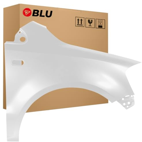 BLU Kotflügel Passend für Volkswagen Fox LB9A Rechts Weiss | 2005-2011 | Vorderseite Vorne | Lackiert | Einbaufertig