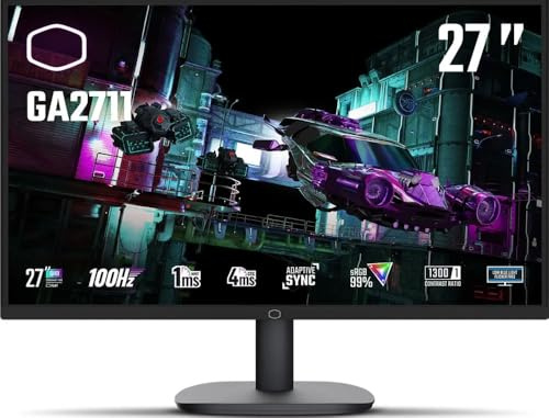 Cooler Master COOLER MASTER MONITOR 27 LED IPS QHD 16:9 1MS 250 CDM 100HZ, DP/HDMI