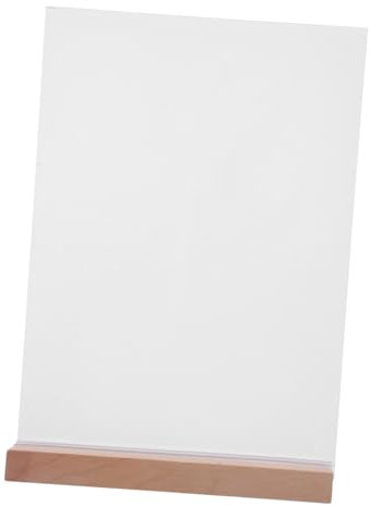 Angoily Präsentationsständer aus Acryl Inhaber Ereignis Willkommen Anzeige Tisch Name Acryl-Rohlinge Code mit abgerundeten Ecken Schilderhalter aus Acryl Sublimation Acryl Holz Transparent