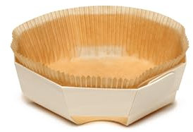FaisTonGateau - Lot de 10 pani-moule panibois Octoron 180 de cuisson en bois - Moule de cuisson bois avec sa caissette plissée papier