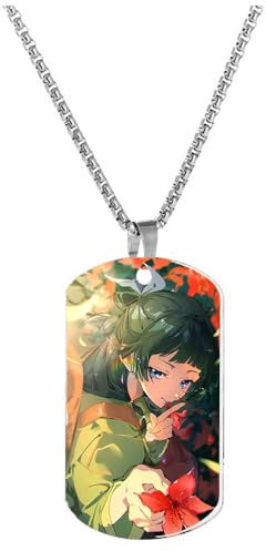 CHENJIRA Die Tagebücher Der Apothekerin Figure Halskette Anime Figuren Cosplay Schmuck Metall Kette (A)