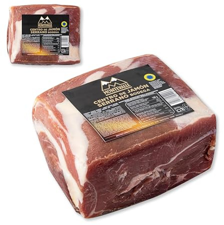 Montevalle Jamón Serrano Deshuesado Gran Reserva 2,5 kg | Curación Tradicional 12 Meses | Maza Española al Vacío | Ideal Corte Cuchillo o Máquina Profesional