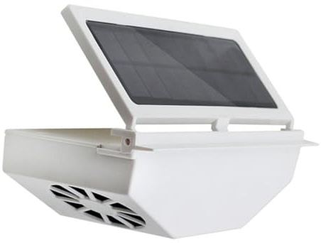 WEKADRIN Ventilador de Ventilación Solar para Coche con Triple Salida Circulación de Aire y Control de Temperatura sin Consumo Eléctrico para Eliminar Olores y Fresco Vehículo