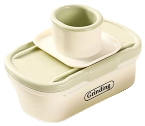 Qiwieod Affettaverdure | Tritatutto portatile multifunzione | Affettatrice alimentare e spremiaglio | Per aglio, patate, cetrioli, preparazione per la casa