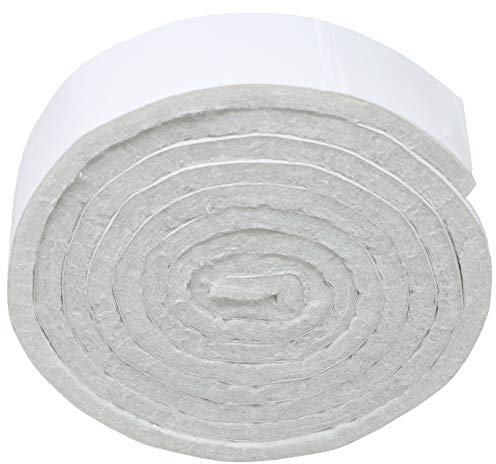 Adsamm® / Rouleaux de Rubans adhésifs en Feutre découpables/Blanc / 19x1000 mm/Rouleaux/épaisseur 3,5 mm/Patins Feutre Auto-adhésifs de qualité optimale