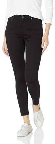 Amazon Essentials smala jeans (skinny) för kvinnor, Svart (svart), 44 lång