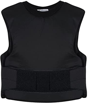 SafeGuard Clothing CoolMAX Bullet Proof Level IIIA + Stab Level 1 Covert Vest - Black, L