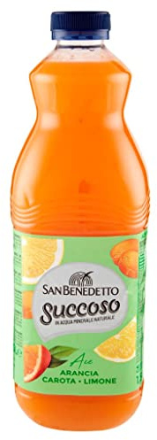 Lot de 6 bouteilles en PET San Benedetto Succoso ACE 1,5 Lt de jus de fruits