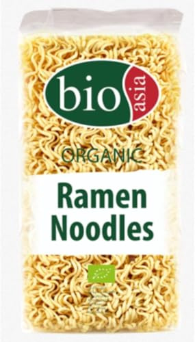 Bioasia Fideos Ramen Orgánico, 250 g (Paquete de 5)