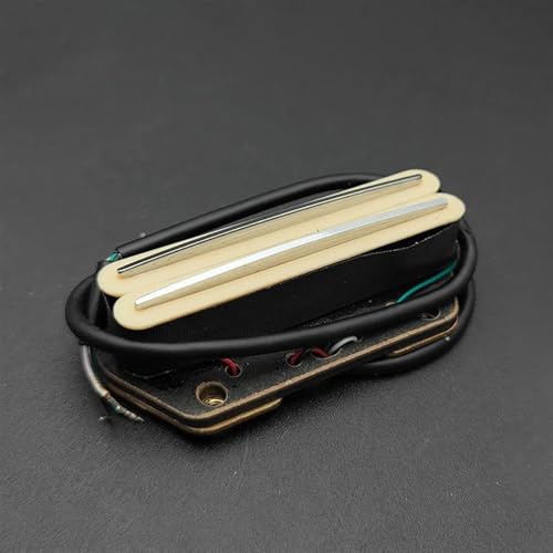 Tonabnehmer Pickups Set Humbucker Bridge Pickup Dual Coil Bridge Pickup Dual Rail Pickup Für TL E-Gitarre(Yellow)