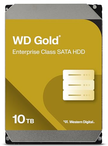 WD Gold WD103KRYZ - Disco rigido - Enterprise - 10 TB - Interno - 3,5 (8,9 cm)