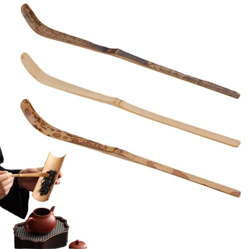 Cuchara medidora de té matcha de bambú para auténtica preparación de matcha, cucharas de té, cucharas de té de madera, agitadores de matcha, accesorios de té, herramientas para beber té, utensilios de