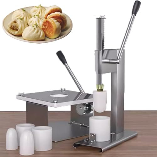 Machine à raviolis avec 3 moules – Outil essentiel pour la préparation maison et commerciale de Baozi, appareil de cuisson manuel pour de délicieux résultats