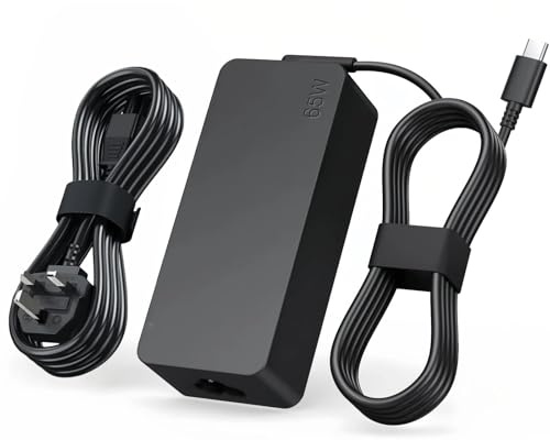 SCOVEE 65W USB C Adapter,Compatible Lenovo Laptop Charger for Lenovo ThinkPad T480S/T580S/T490/E480/E580,ChromeBook C330/S330/100E/300E/500E,Yoga C930/C940,For all Type-C Laptop Quick Charger