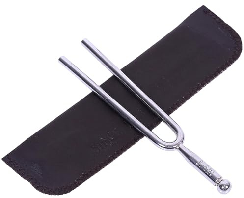 TOYANDONA Praktisches Stimmgerät Inklusive Aufbewahrungstasche Internationale Stimmgabel aus Edelstahl mit Längerer Klangdauer und Tonerkennung für Saiteninstrumente für Zuhause und Reise